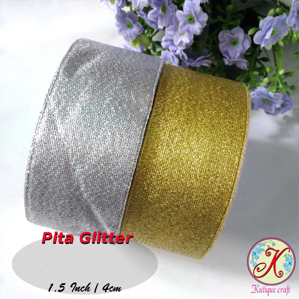 Pita Glitter 1,5 inch / 4cm per roll