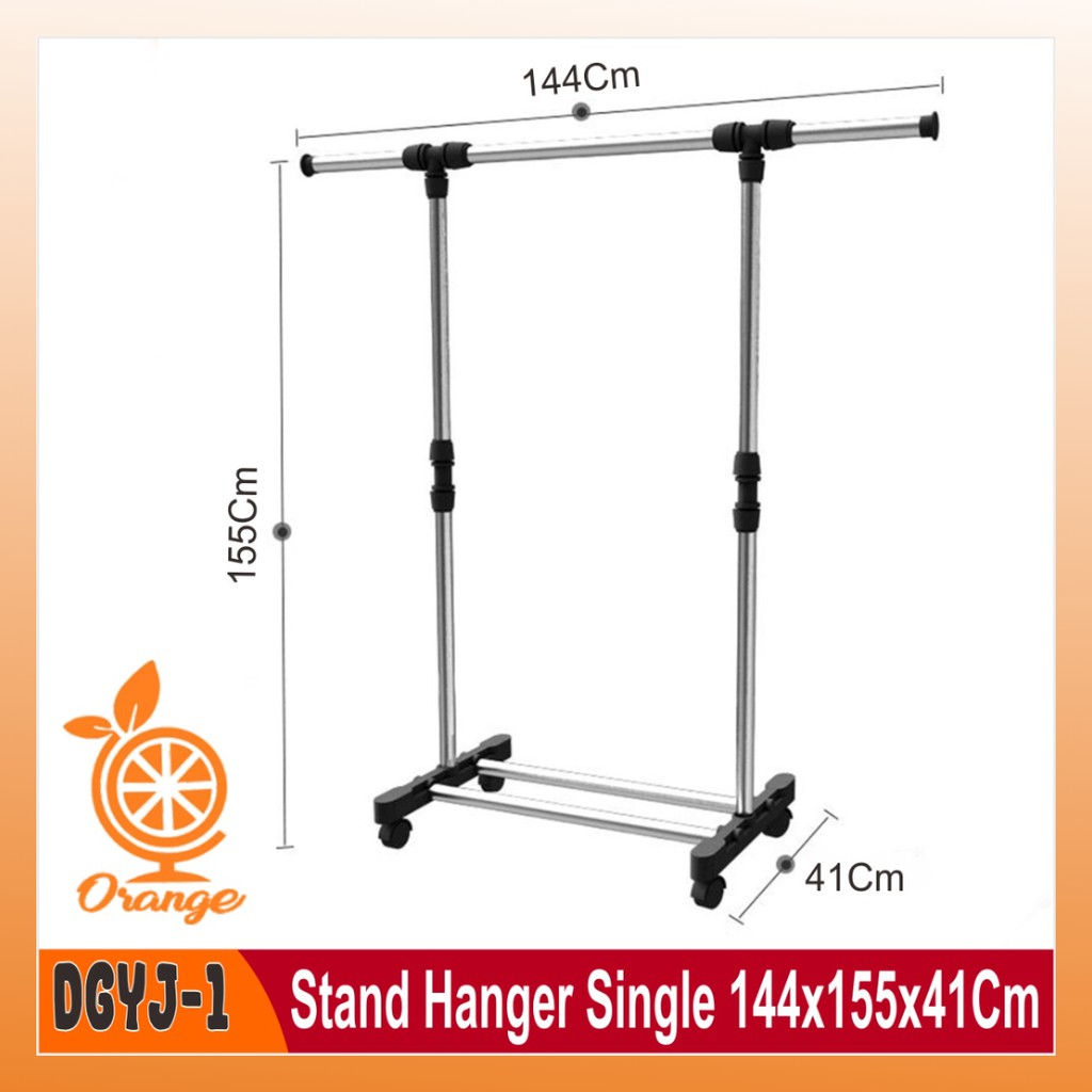 Stand Hanger Singel 144X155X41Cm Dan Stand Hanger Double 144X155X41Cmzhizhutang88