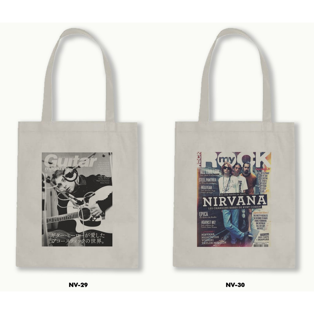 TOTE BAG BLACU - NIRVANA .02