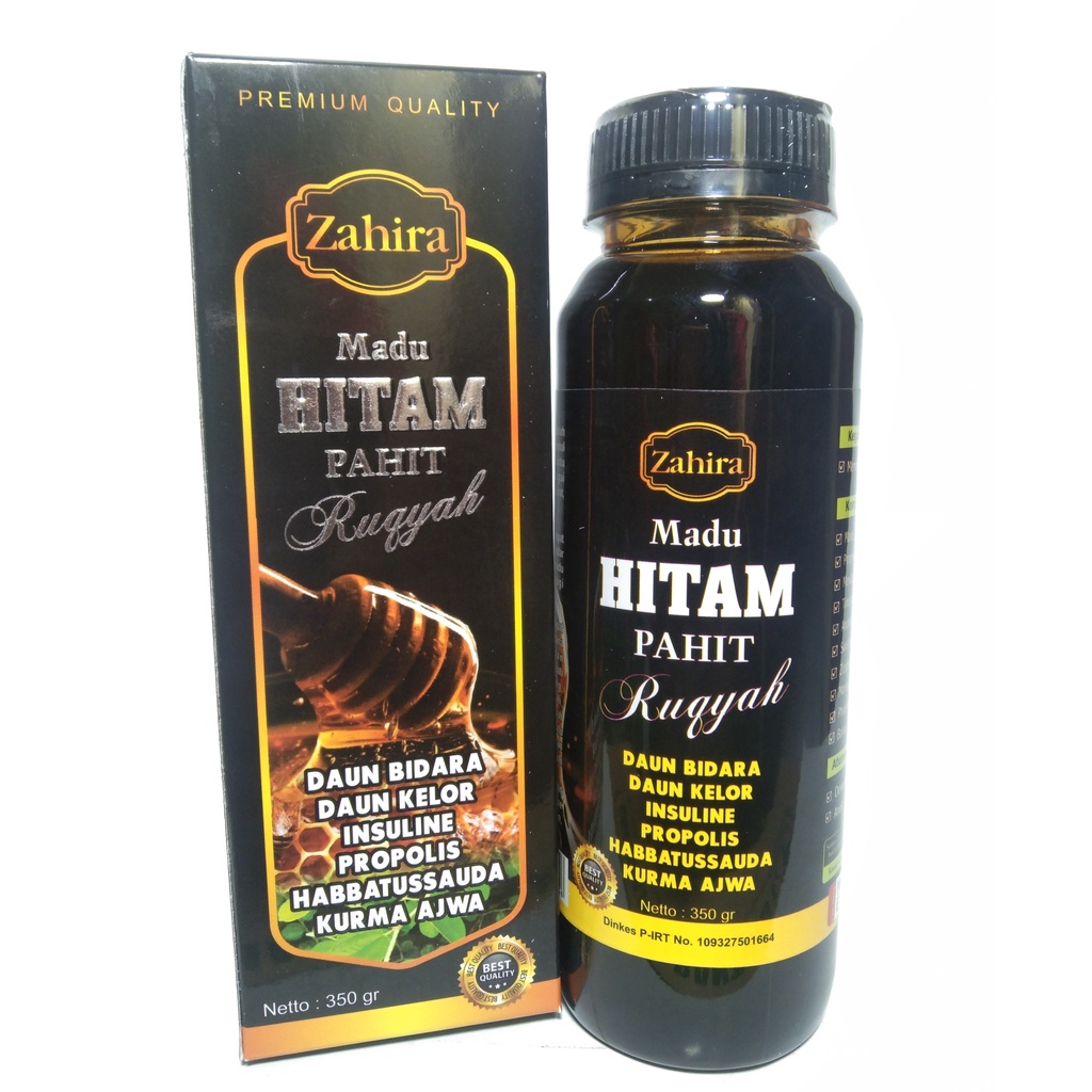 Madu Hitam Pahit Ruqyah Plus Zahira 350 gr