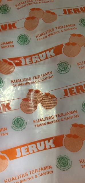 PLASTIK JERUK 50*75.SEPACK ISI 20-23 LEMBAR