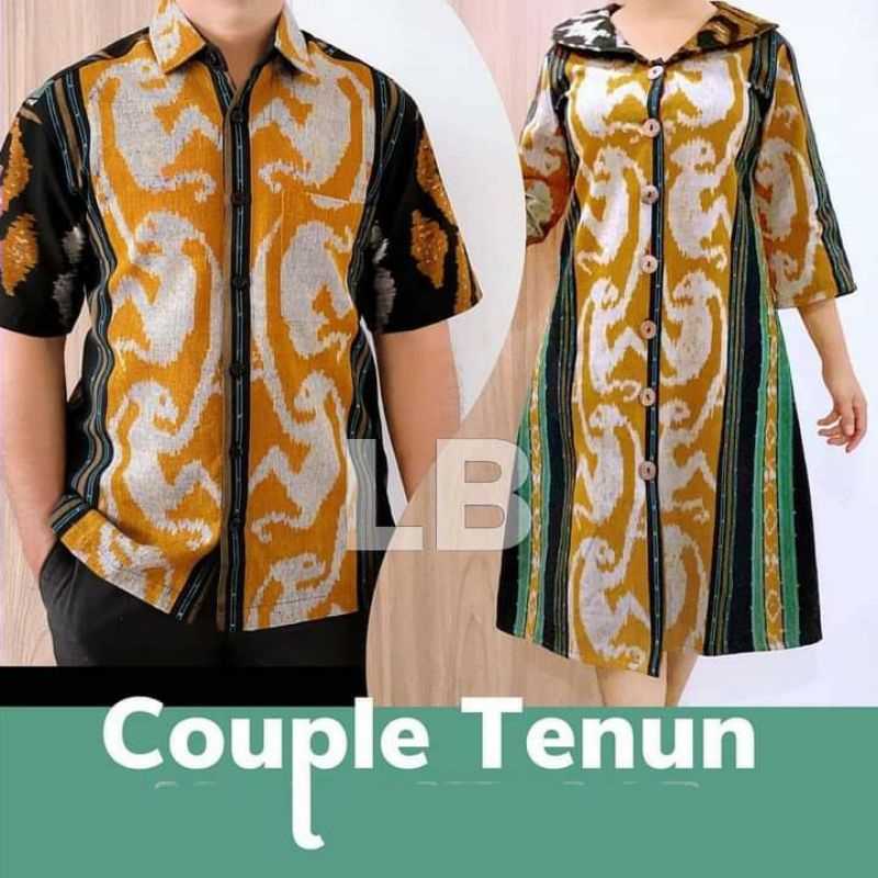 baju tenun couple tenun tricod baju tenun jepara baju pesta cp11