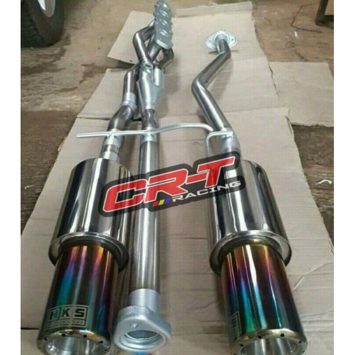 Knalpot mobil grand max fullset suara stereo