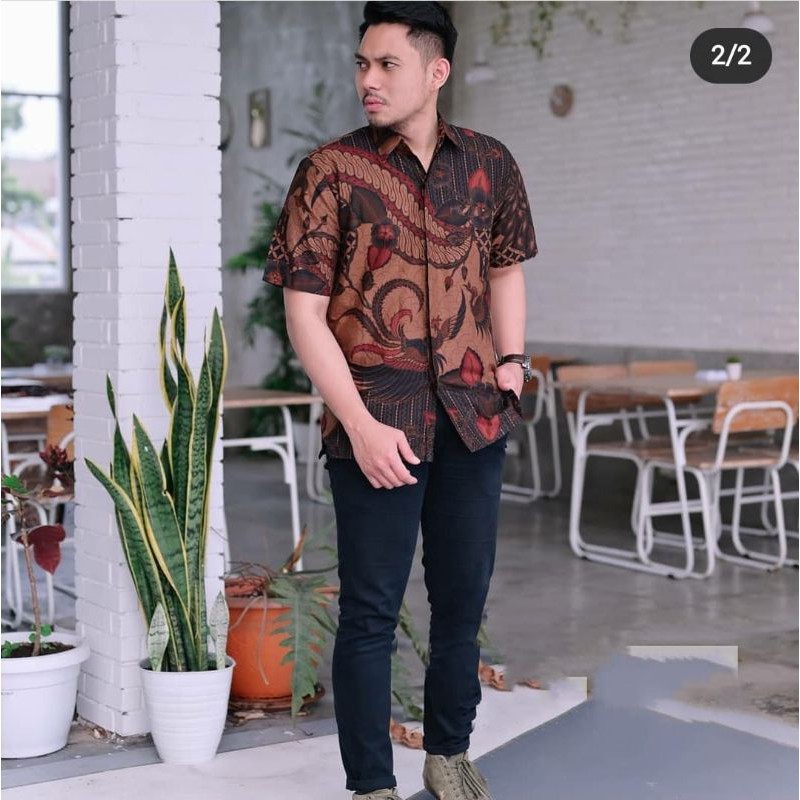 Kemeja Batik BatuRaden Lengan pendek