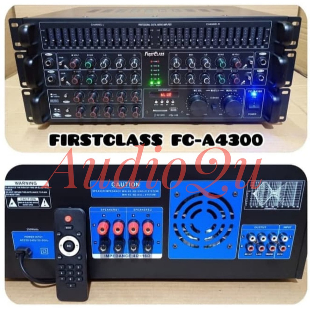 Audio Amplifier Firstclass FC A4300 / FCA 4300 / FCA4300