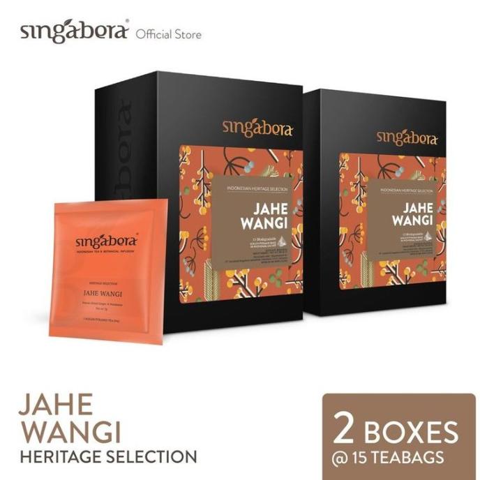 

Singabera Jahe Wangi -Heritage Selection-2 box @15 teabags in sachet