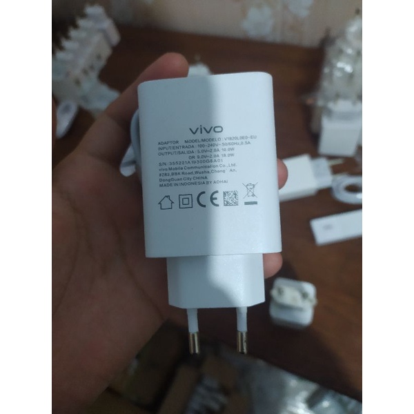 Meimeila Charger Vivo Y21 Y21T Y21A Y21S Y33S Fast Charging Bawaan Cabutan Box Hp Cas Casan Original