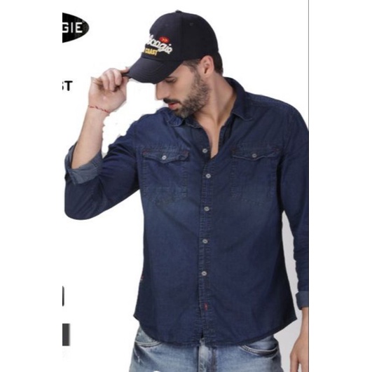 kemeja denim bombboogie ori full tag