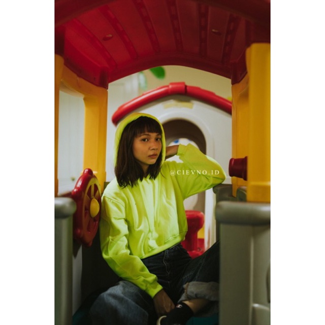 HOODIE CROP POLOS ALL SIZE FIT TO L