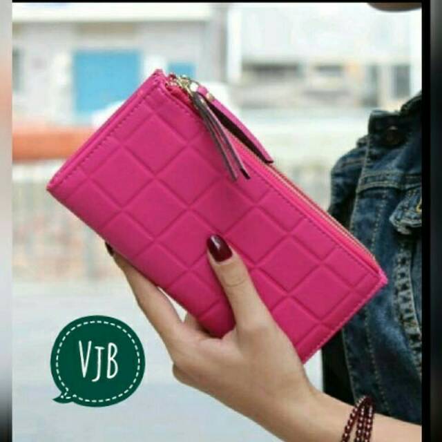 Dompet panjang fashion seri embos dompet lipat