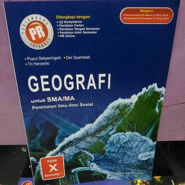 Buku PR PG Geografi kelas 10A