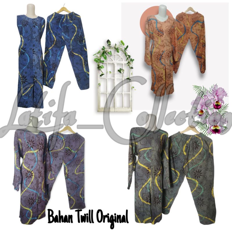 Setelan Gamis Celana twill original/Setcel Gamis celana Jumbo Tuwil Premium/Setelan Celana Jumbo  Lo