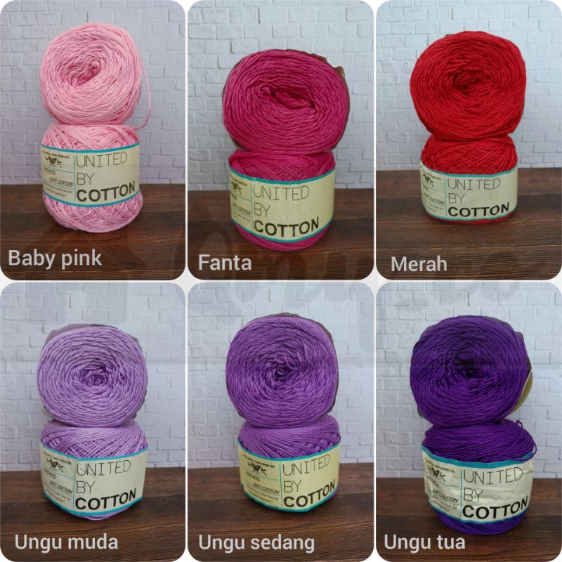 Benang Rajut - Soft Cotton United - Benang Rajut Soft Cotton United