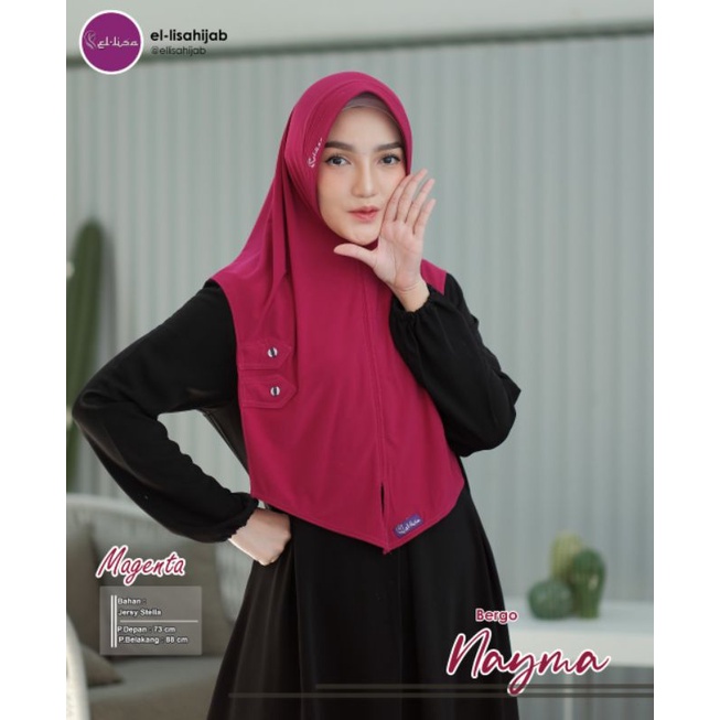 El lisa Hijab Instan Bergo Nayma