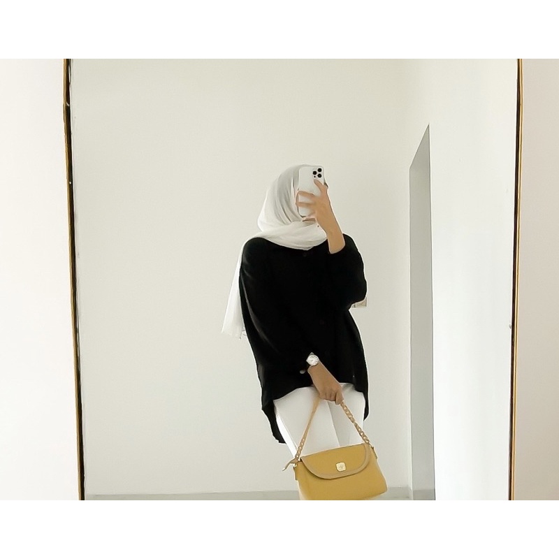 Sheren Oversize | Rayon twill uniqlo premium | warna basic | warna pastel