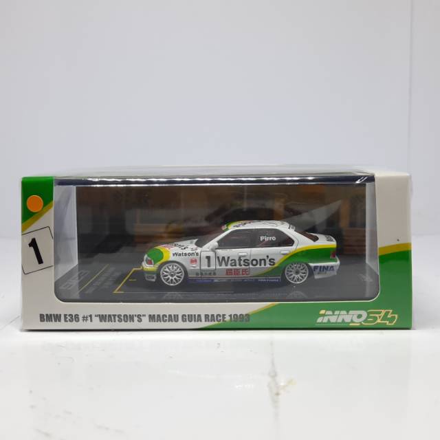 Inno64 1/64 bmw e36 "watson's" macau guia race 1993
New dan segel ban karet
