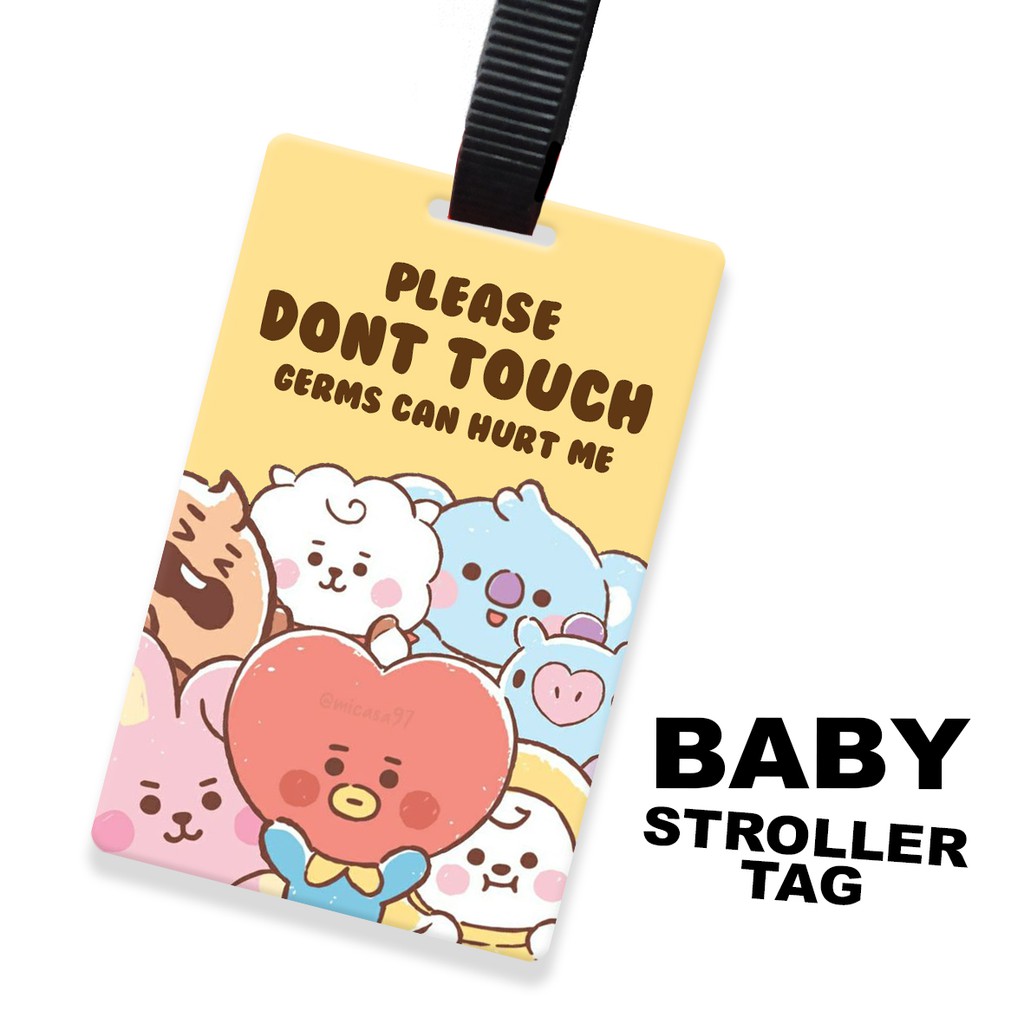 Stroller Tag Gantungan Kereta Bayi Dont Touch Lucu