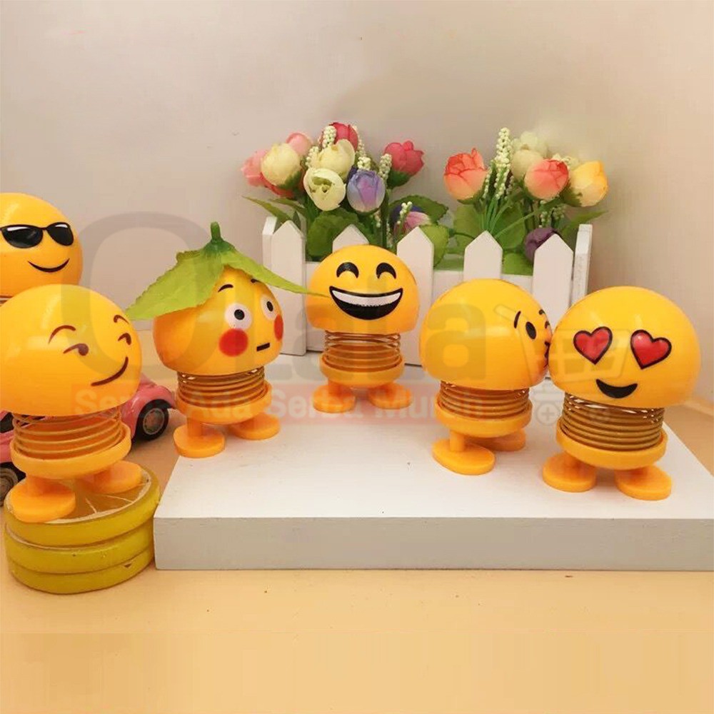  Pajangan  Mainan  Boneka  Emot Lucu OLL 662 Shopee Indonesia