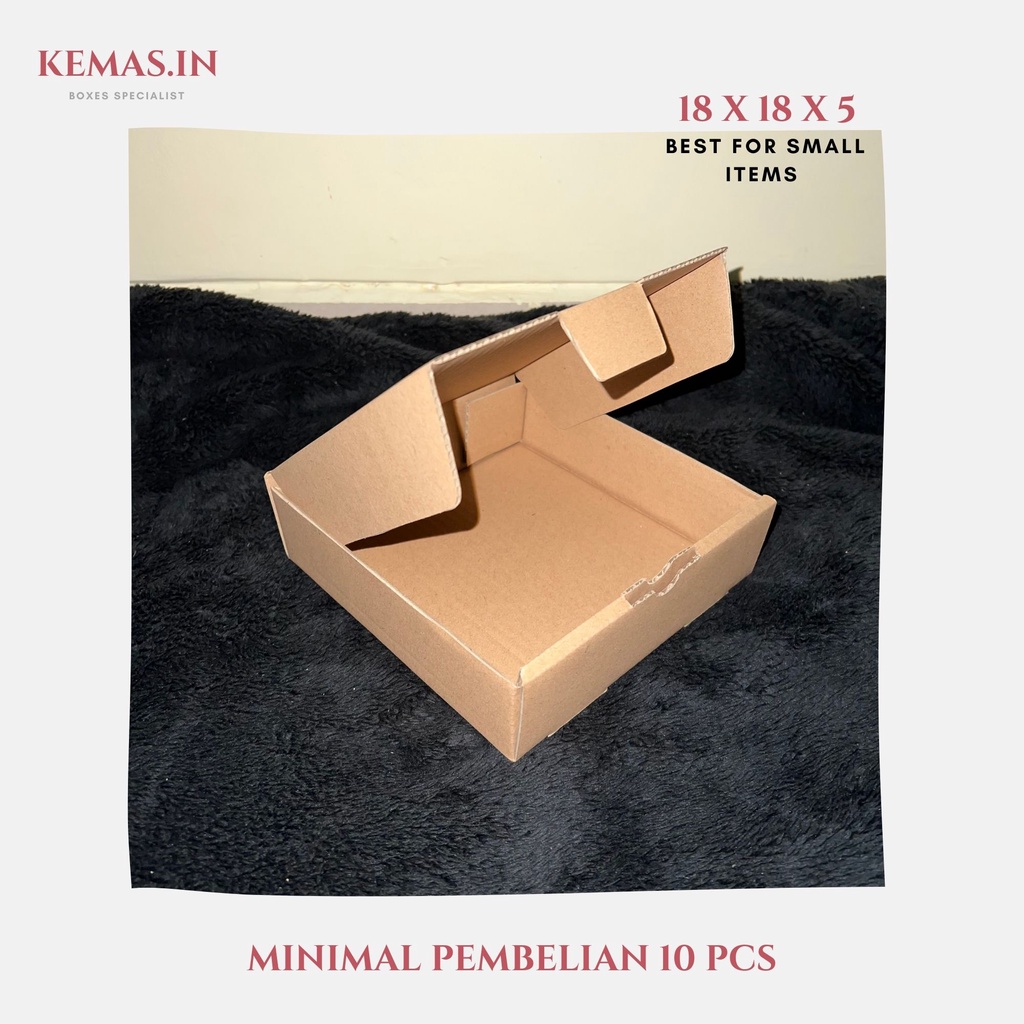 

Kardus Dus Karton Box Uk 18x18x5 Die Cut Pizza Packaging Polos Murah