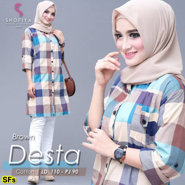 BLOUSE MUSLIM DESTA by SHOFIYA BLOUSE MODERN