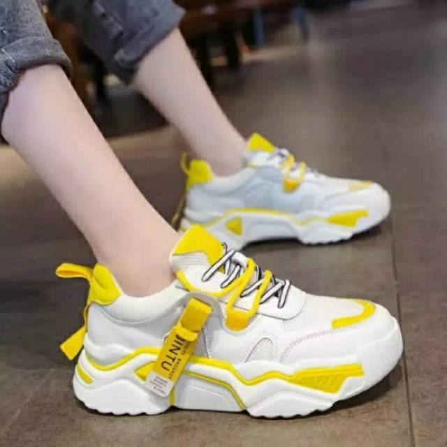 NK 99 Sepatu Wanita Snaeker korea Casual Sport  New