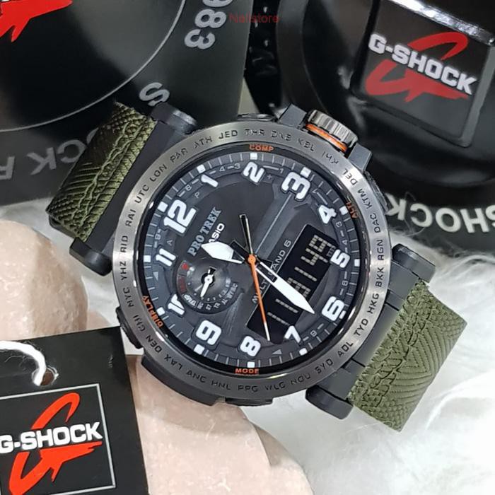 Jam tangan pria casio protrek prw6600 premium