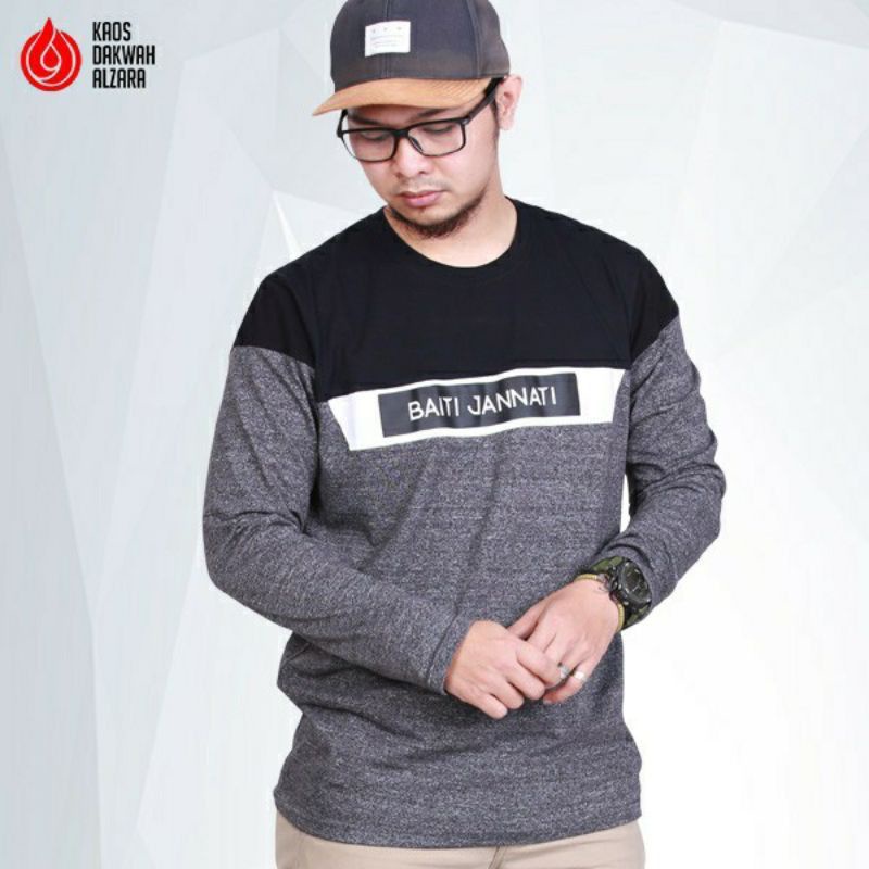Kaos Dakwah Alzara Atasan Casual Pria