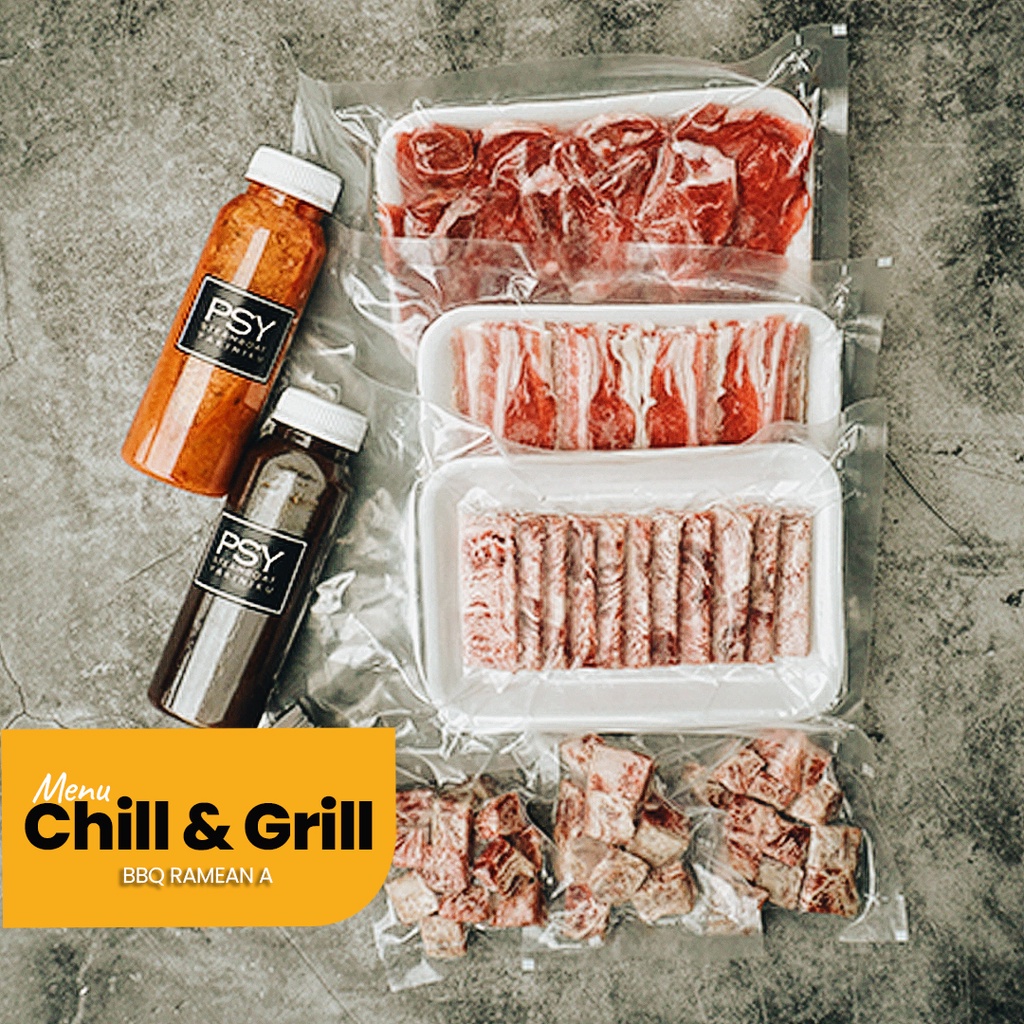 

PAKET HEMAT BBQ / GRILL RAMEAN A | BEEF SLICE US | WAGYU | SAIKORO | SAUCE YAKINIKU