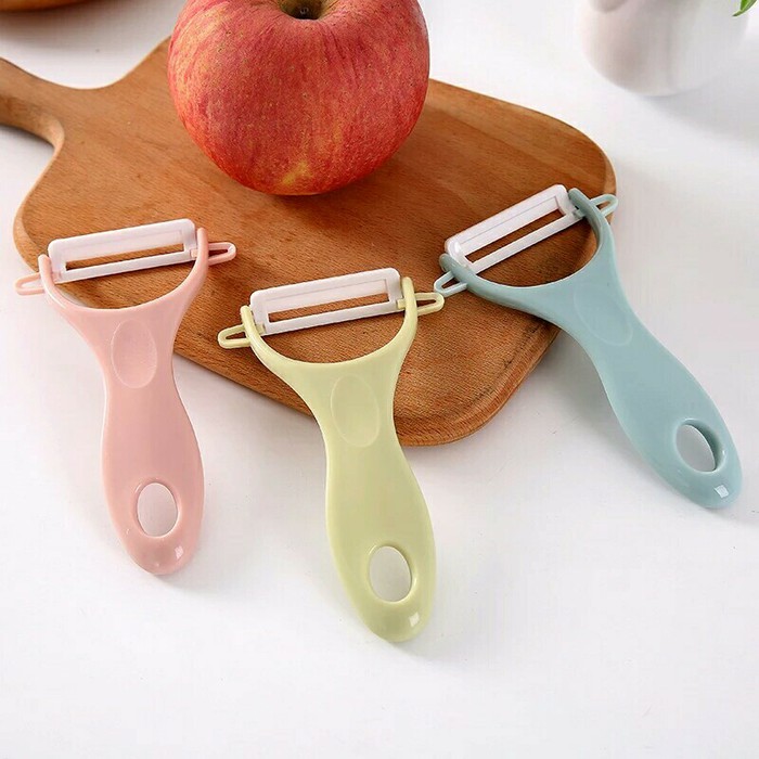 Pisau kupas kulit buah / peeler / ceramic fruit knife