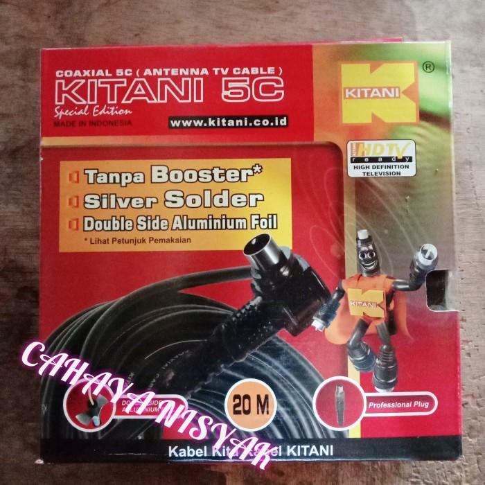 KABEL ANTENA TV KITANI 5C ( COAXIAL CABLE ) 20Meter