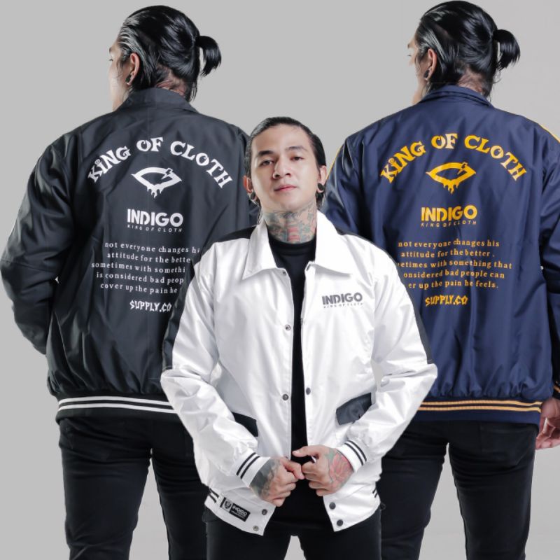 KMO Jaket Coach Pria / Jaket Parasut Pria / Jaket Bomber Pria