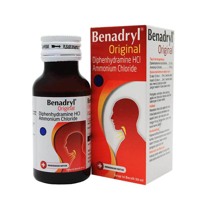 Obat Batuk Benadryl 50 ML