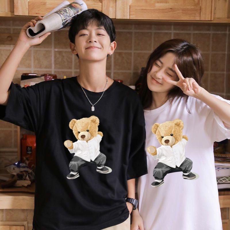 FC - Kaos Oversize Motif KUNGFU MASTER / Oversize Bear Series / Kaos Oversize Wanita