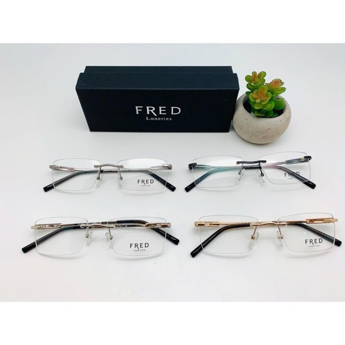 Kacamata Frameless Bor 329 Premium Quality