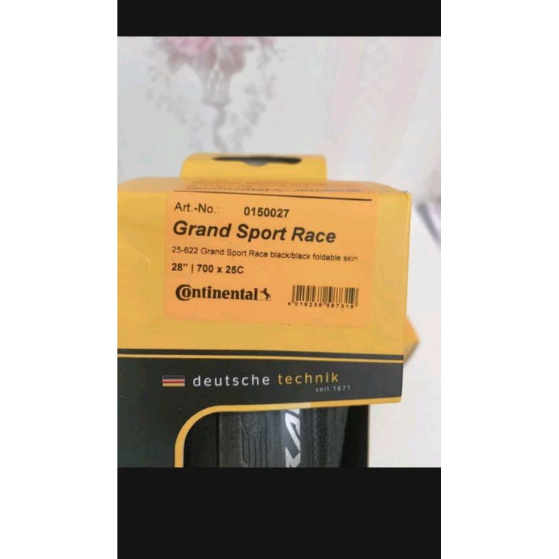 Sepasang Ban Luar Continental Grand Sport Race 700 x 25 c