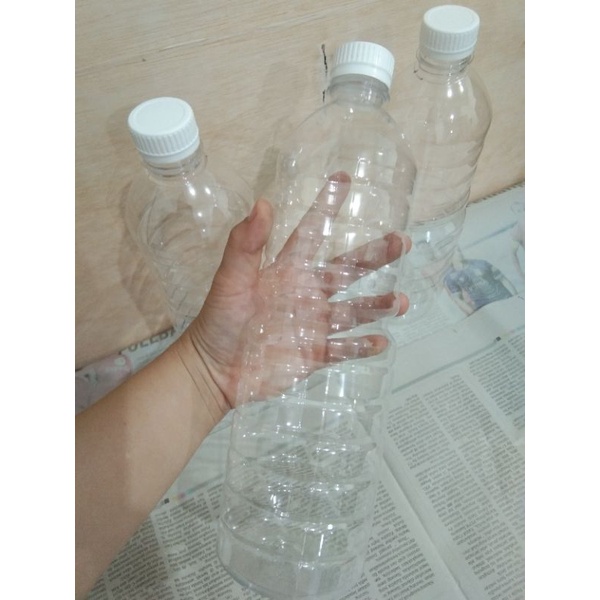 SALE Botol Plastik Aqua 1000 ml / 1 Liter