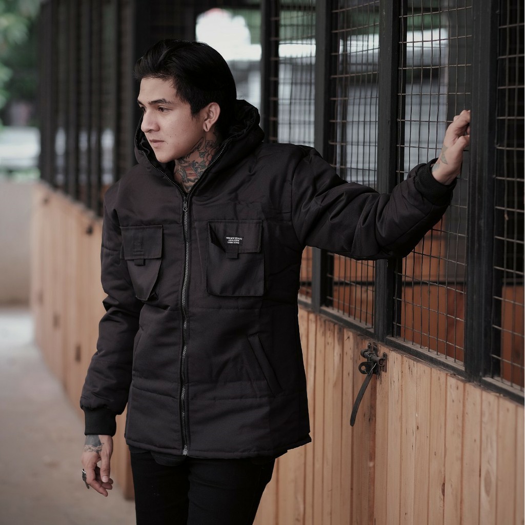 StoreStory - Puffer Jaket Tebal Untuk Musim Dingin - Jaket Berkendara - Jaket Tebal  Wolv - Original