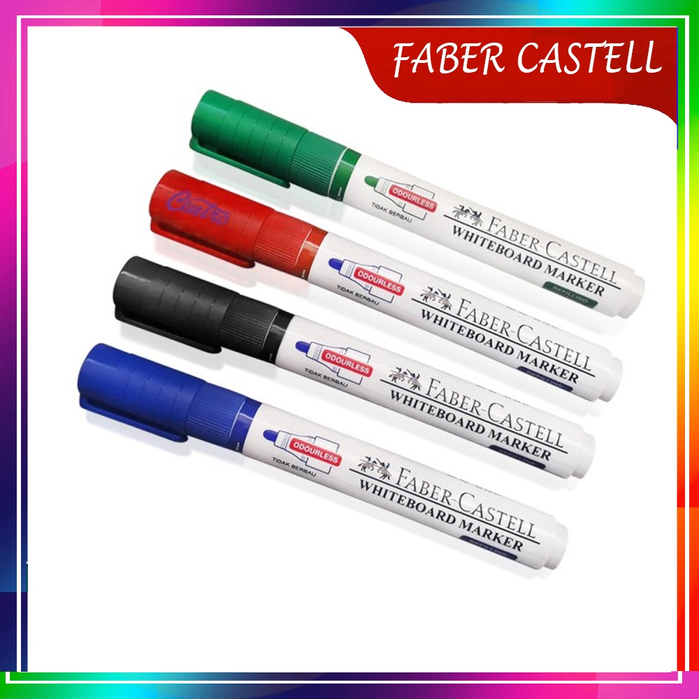 1PCS Faber Castell Spidol Whiteboard Marker Pen Spidol Bisa Dihapus Alat Tulis ATK