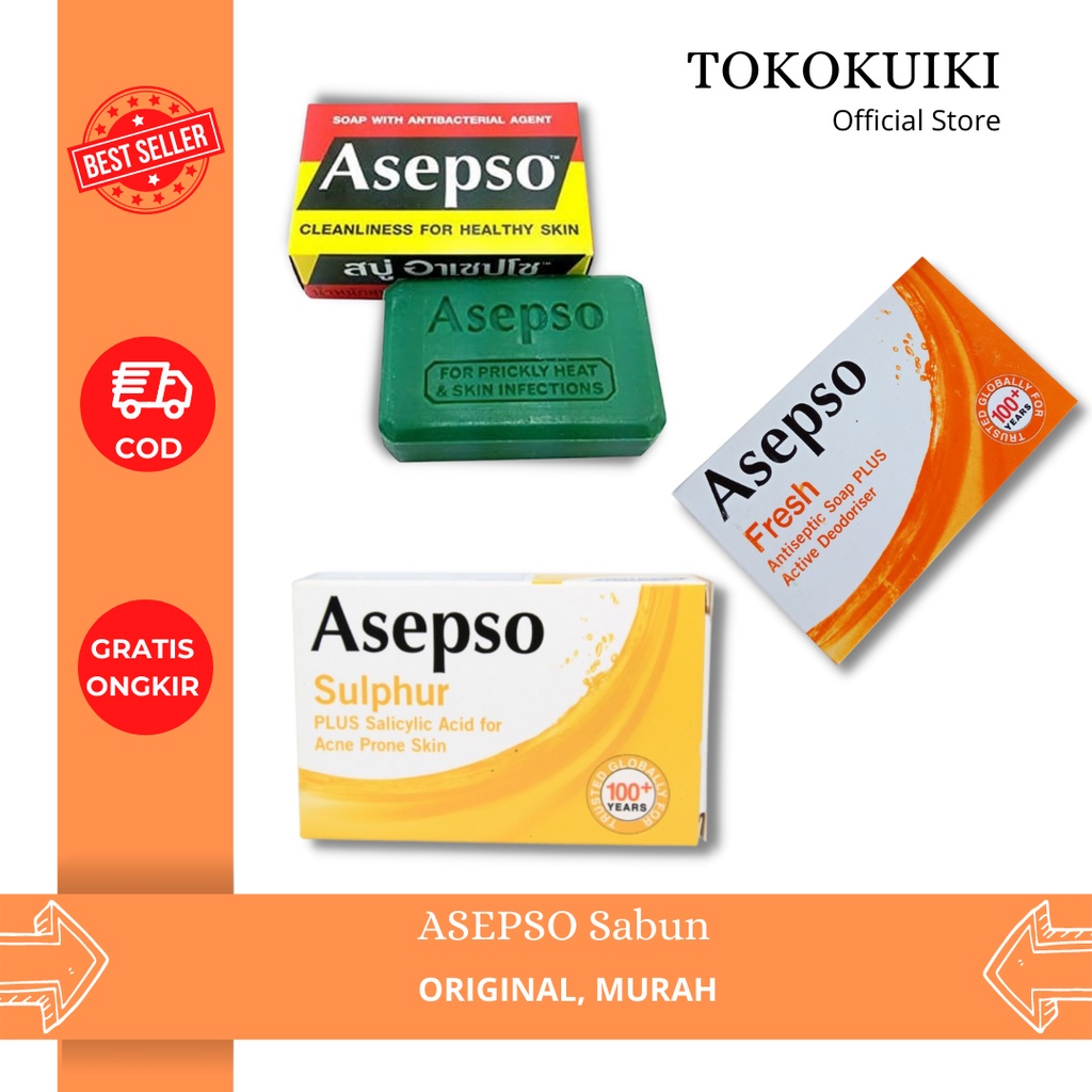 ASEPSO Sabun Original / Fresh / Sulphur