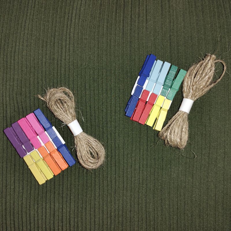 

Wodenclip mini + Tali rami 2 ply (1 set)