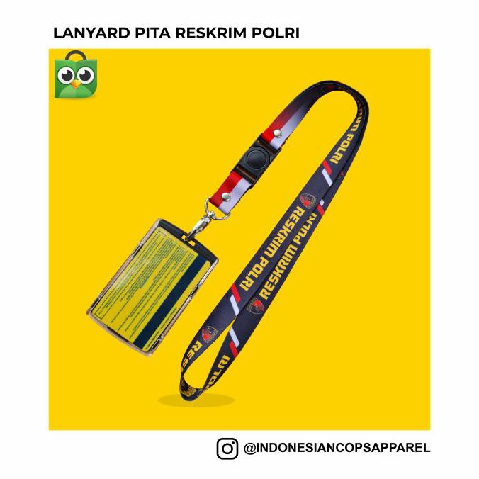 

BEST SALE LANYARD PITA RESKRIM POLRI (kalung id card)