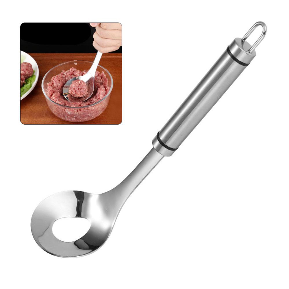 CETAKAN BASO Sendok Bakso meatball maker stainless steel Anti lengket