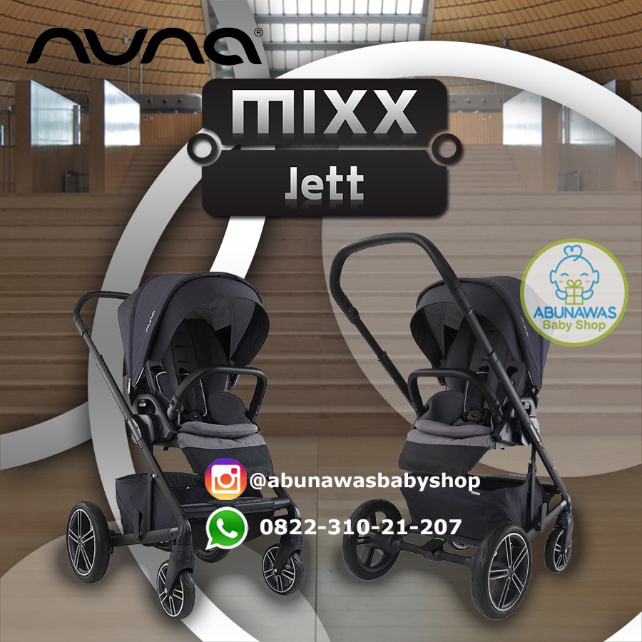 Nuna Mixx Caviar &amp; Jett / Nuna Mixx Stroller / Stroller Bayi Nuna