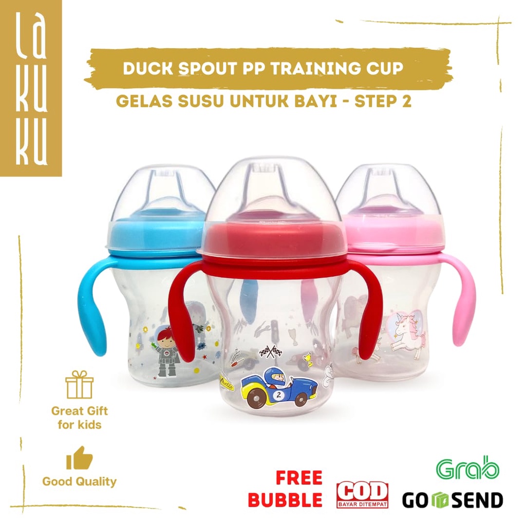 Lakuku - Botol Minum Sippy Cup Duck Spout Training Cup Baby Step 2 PP