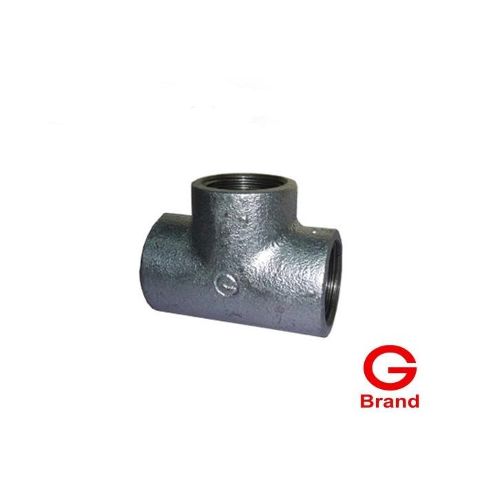 Tee Galvanis Besi d.1 1/4&quot; Drat BSPT G brand asli 1.25&quot; 1.25 in 1 1/4