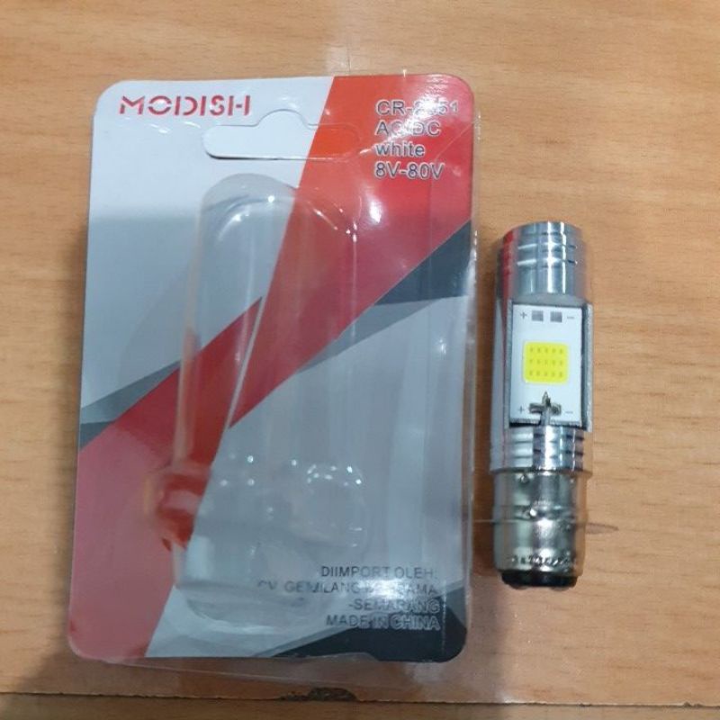 Bohlam Depan Led h6 12 titik super terang AC/DC