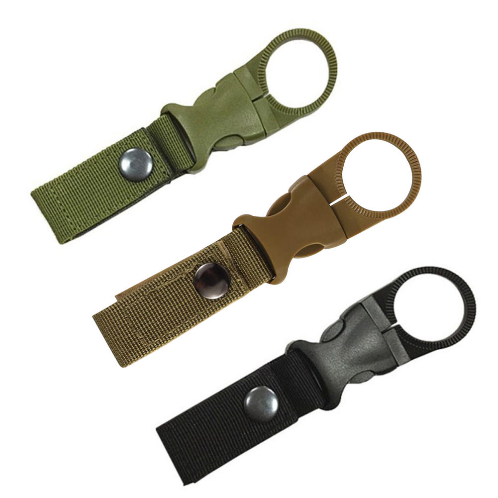 [Jianxin] Portable Outdoor Sport Mountaineering Carabiner Water Bottle Webbing Buckle Clip