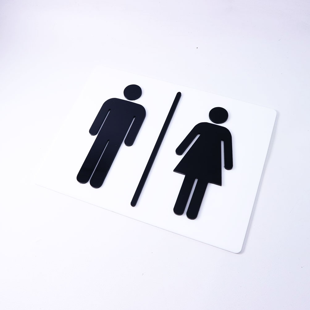 Sign Board Akrilik Timbul | Toilet | SBAT 06