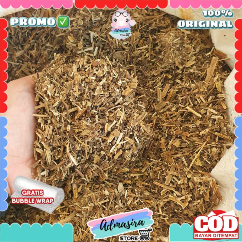 Hay Kangkung 1kg Kering Pakan kelinci kambing marmud 1 kg