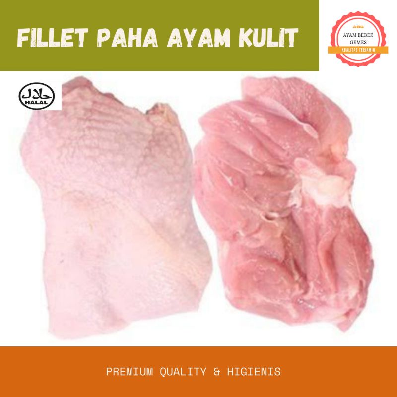 

Daging Ayam Paha Fillet Boneless dengan kulit 1 kg